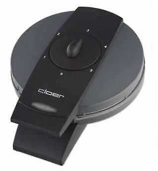 Cloer 1625 piastra per waffle 5 waffle 930 W Nero, Grigio