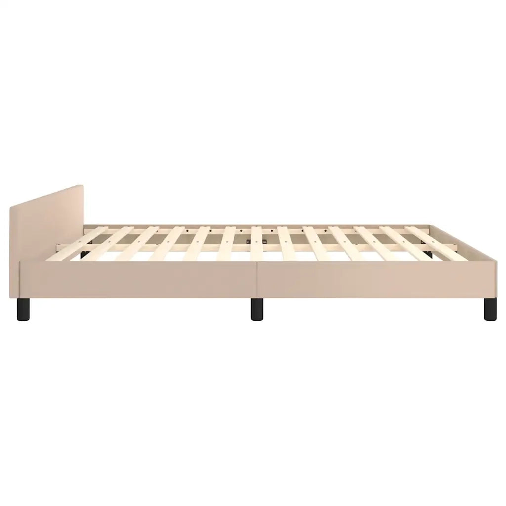Giroletto con Testiera senza Materasso-Struttura Letto Cappuccino 160x200 cm