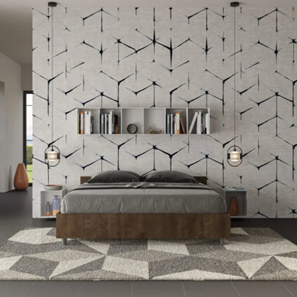 Letto matrimoniale contenitore 160x200 noce Nuamo
