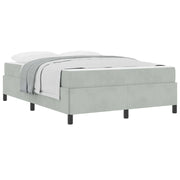 Letto matrimoniale | Letto per adulti | Struttura del letto Grigio chiaro 140 x 190 cm Tessuto