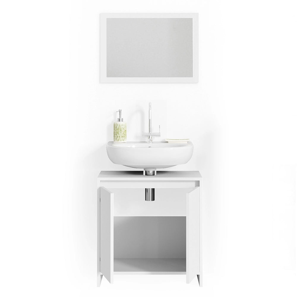 Vicco Set mobili bagno Bianco 2 parti