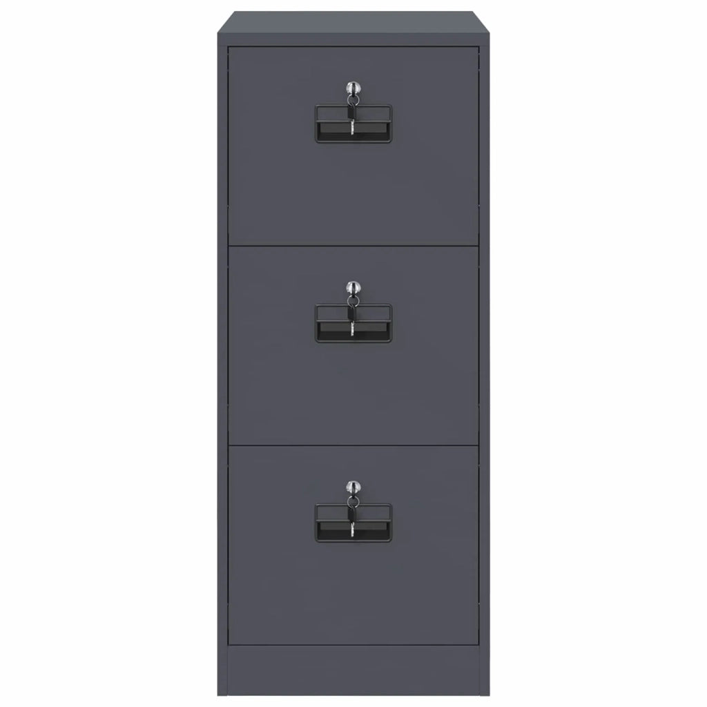 Armadio per File con cassetto Antracite 44 x 50 x 106.5 cm