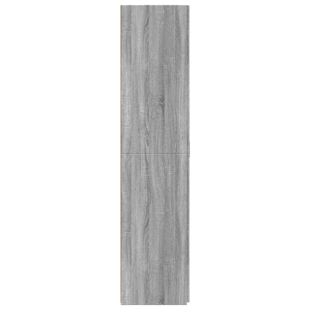 Buffet credenza cassettiera armadio mobile contenitore organizer cucina soggiorno salotto rovere Sonoma alto 70 x 42,5 x 185 cm legno ingegnerizzato grigio 02_0035630