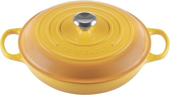 Braadpan in acciaio inox con coperchio - 30 cm, 3,2 litri