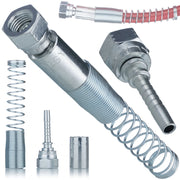 Raccordo per Tubo Verniciatura 1/4" – Acciaio Inox, Protezione Durevole | Antiabrasione, Antipiega