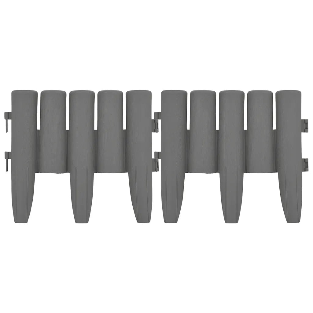 Bordature per Prato 36 pz Grigie 10 m in PP 48621