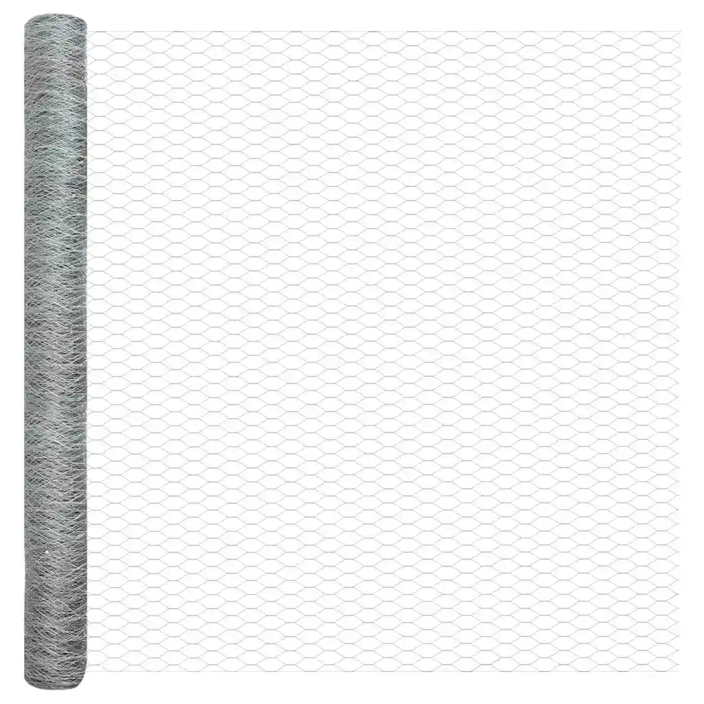 Palo della recinzione Argento 25 x 1,4 m (maglia da 36 mm)
