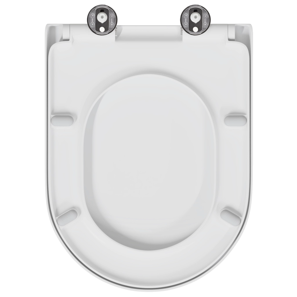 Sedile per Toilette a Rimozione Rapida con Soft Close Duroplast Bianco di