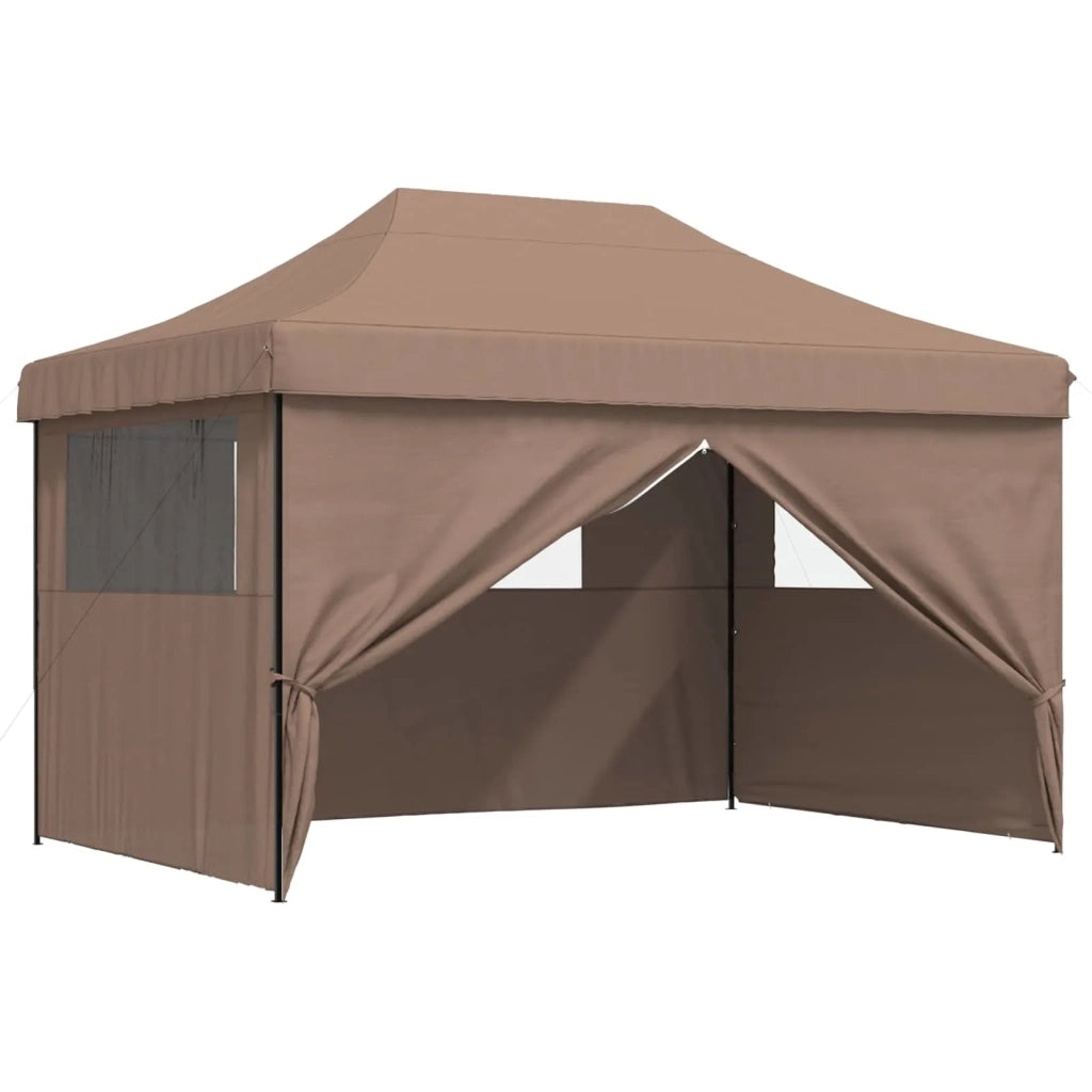 Tenda Party Marrone 279 x 410 x 315 cm Tessuto Oxford 42023603