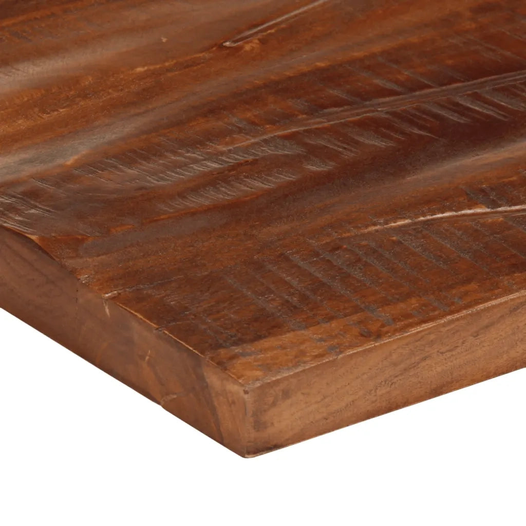 Piano Tavolo 110x80x2,5 cm Rettangolare in Massello di Recupero 371212