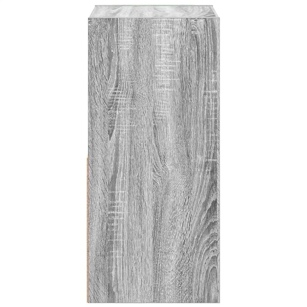 Comodino con cassetto 2 pcs Grigio Sonoma 35 x 32 x 68,5 cm 8000639