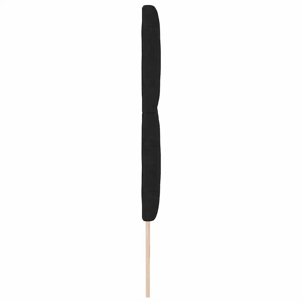 Testiera Nero 200 cm Tessuto 3337953