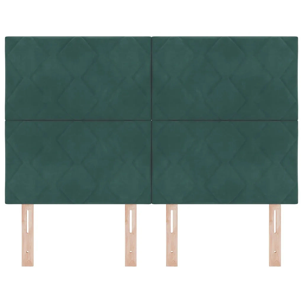 Testiera Verde Scuro 160 cm Velluto 3337935