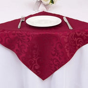 Serviette da tavola in damasco 12 pezzi - 48 x 48 cm - Tessuti Jacquard - Serviette riutilizzabili - Lavabili a mano - Adatte per occasioni speciali