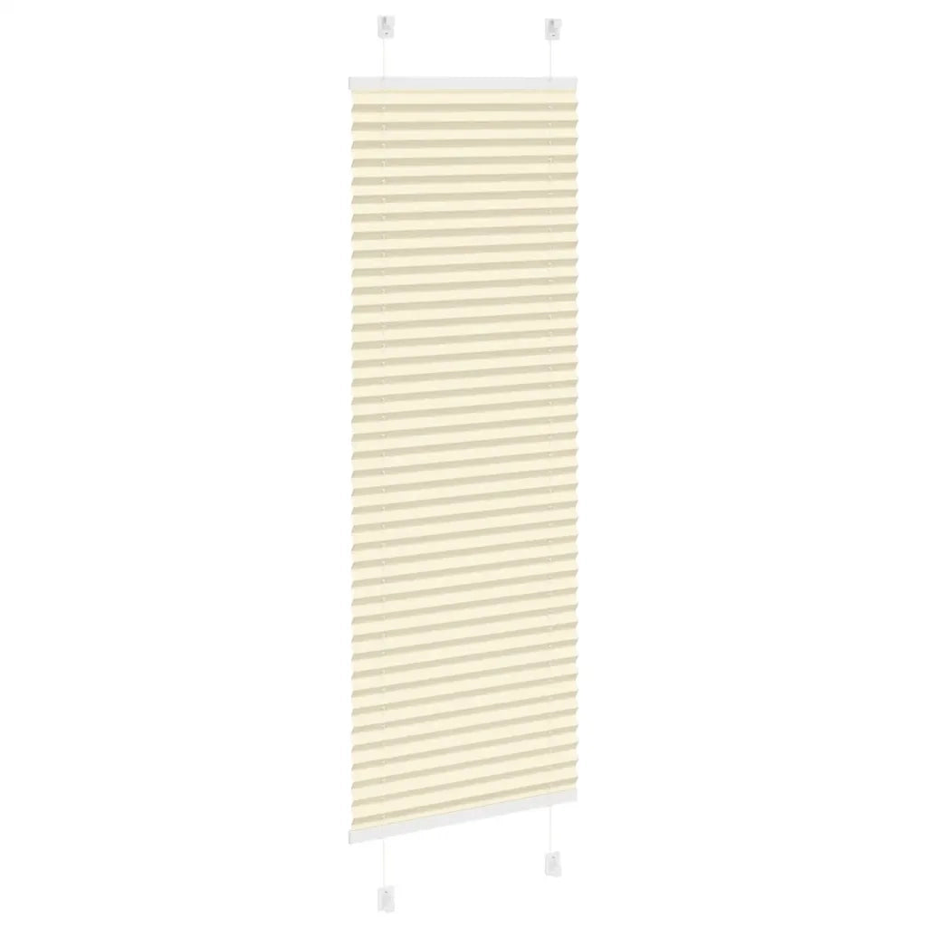 Tenda Plissettata Crema 45x100 cm Larghezza Tessuto 44,4 cm 4015268