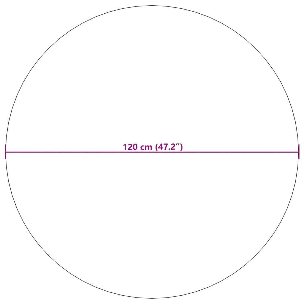 Tappeti per area Rotondo LUGO Talpa Ø 120 CM Poliestere 42022697