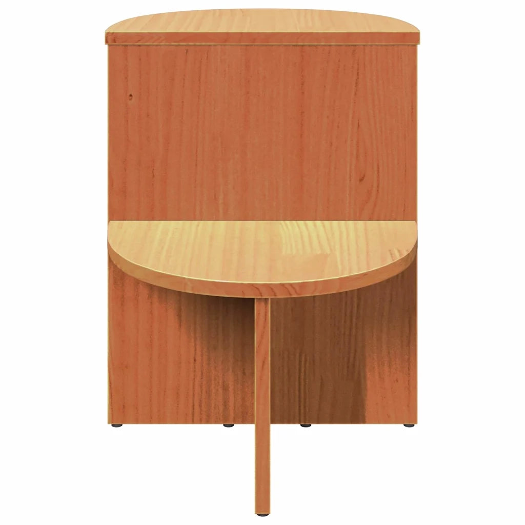 vidaXL Tavolo laterale Cera marrone 50 x 40 x 50 cm
