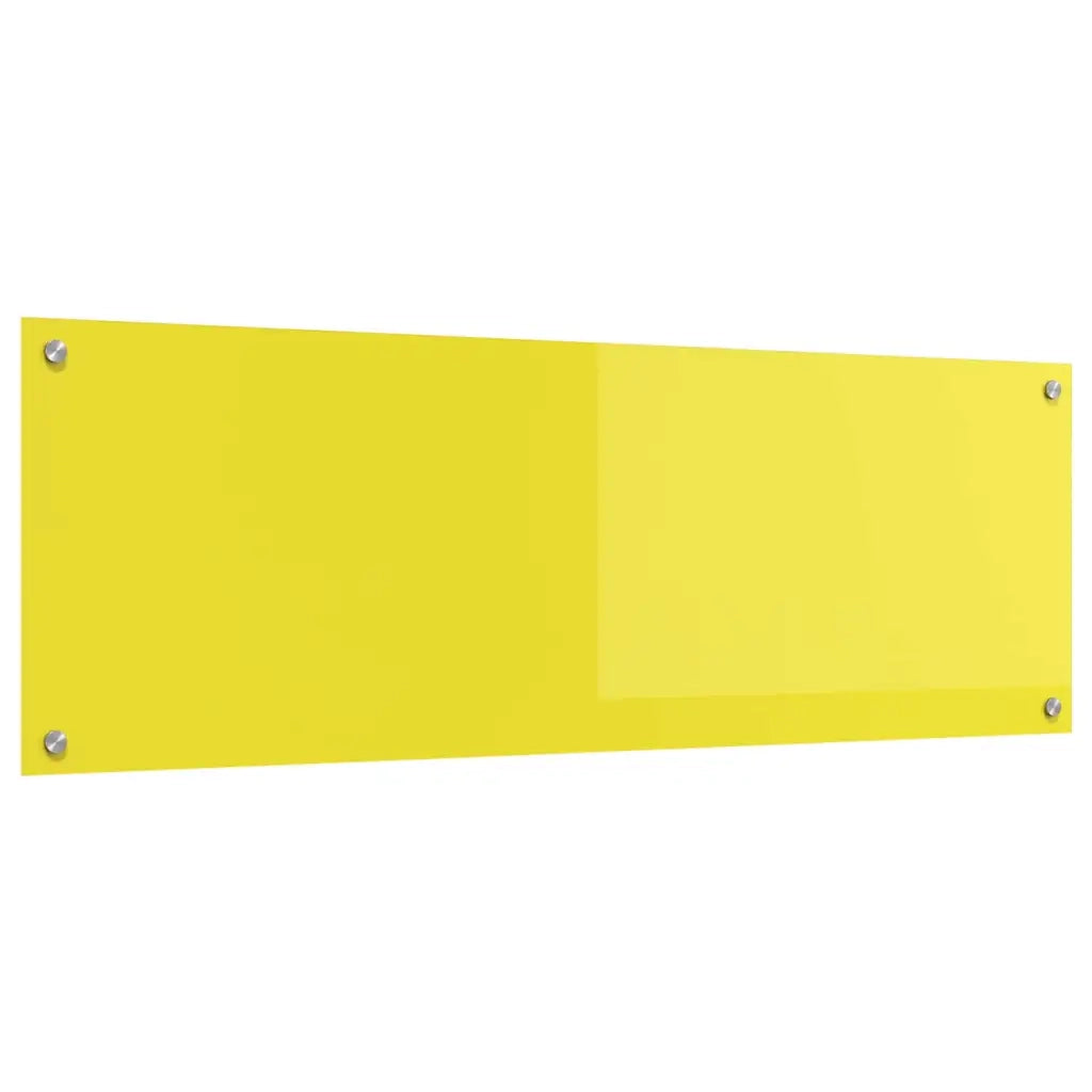 Schienale da cucina Giallo 120 x 40 cm vetro temperato 42001319