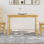 Tavolo da Pranzo Corona 112x60x75 cm in Legno Massello di Pino