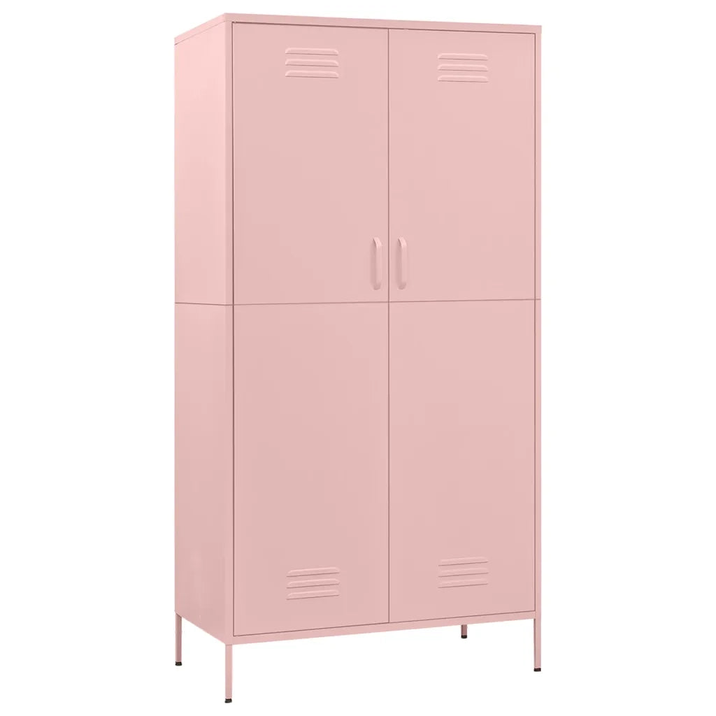 Armadio Rosa 90x50x180 cm in Acciaio CFW5639413