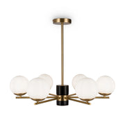 Lampada a sospensione Maytoni Marble ottone 6xE27 Ø67