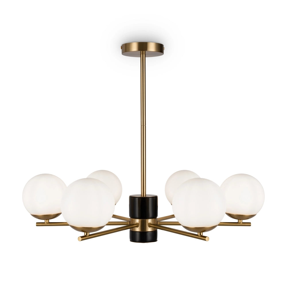 Lampada a sospensione Maytoni Marble ottone 6xE27 Ø67