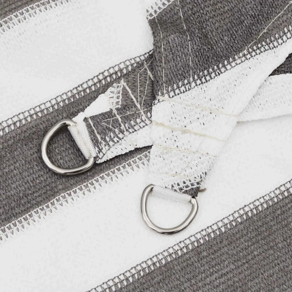 Telo Ombra Grigio chiaro e bianco 3,6 x 3,6 m HDPE