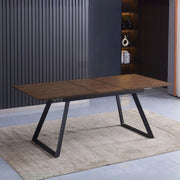 Tavolo allungabile Shelton colore noce 160x90x76H