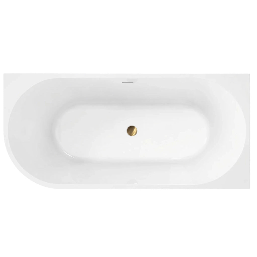 Vasca Bagno Sydney Bellanto Destra 150cm Copritappo nero