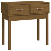 Tavolo Consolle | Tavolo d'Ingresso Ambra 76,5x40x75 cm in Legno Massello di Pino