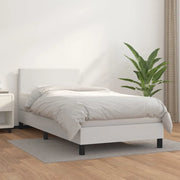 Giroletto a Molle con Materasso Bianco 80x200 cm in Similpelle 3140970