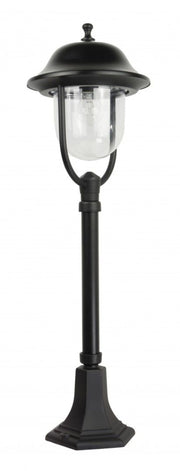 Paletto giardino retrò 87cm E27 nero IP43 SU-MA Prince