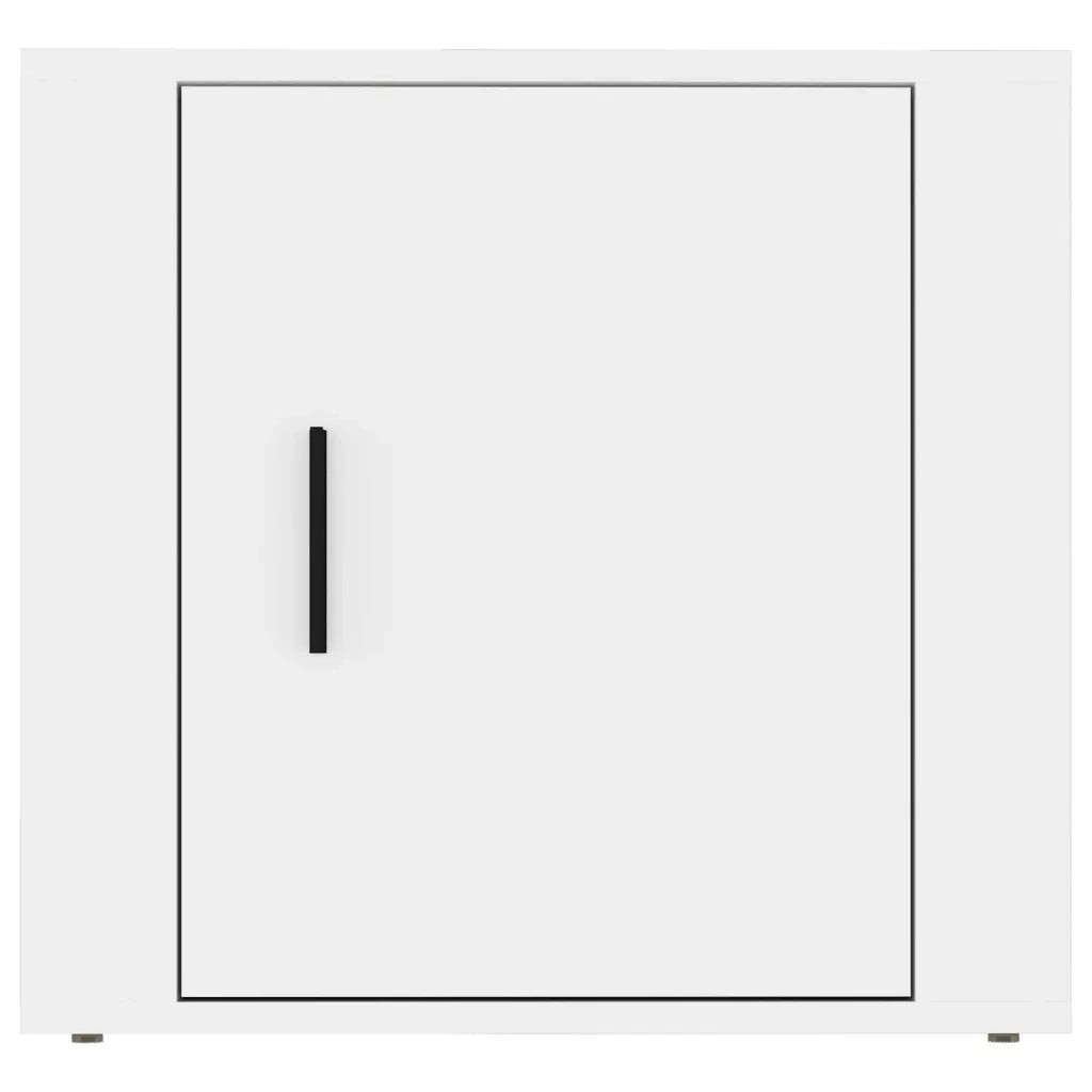 Comodini 2 pz Bianca 50x39x47 cm 816689