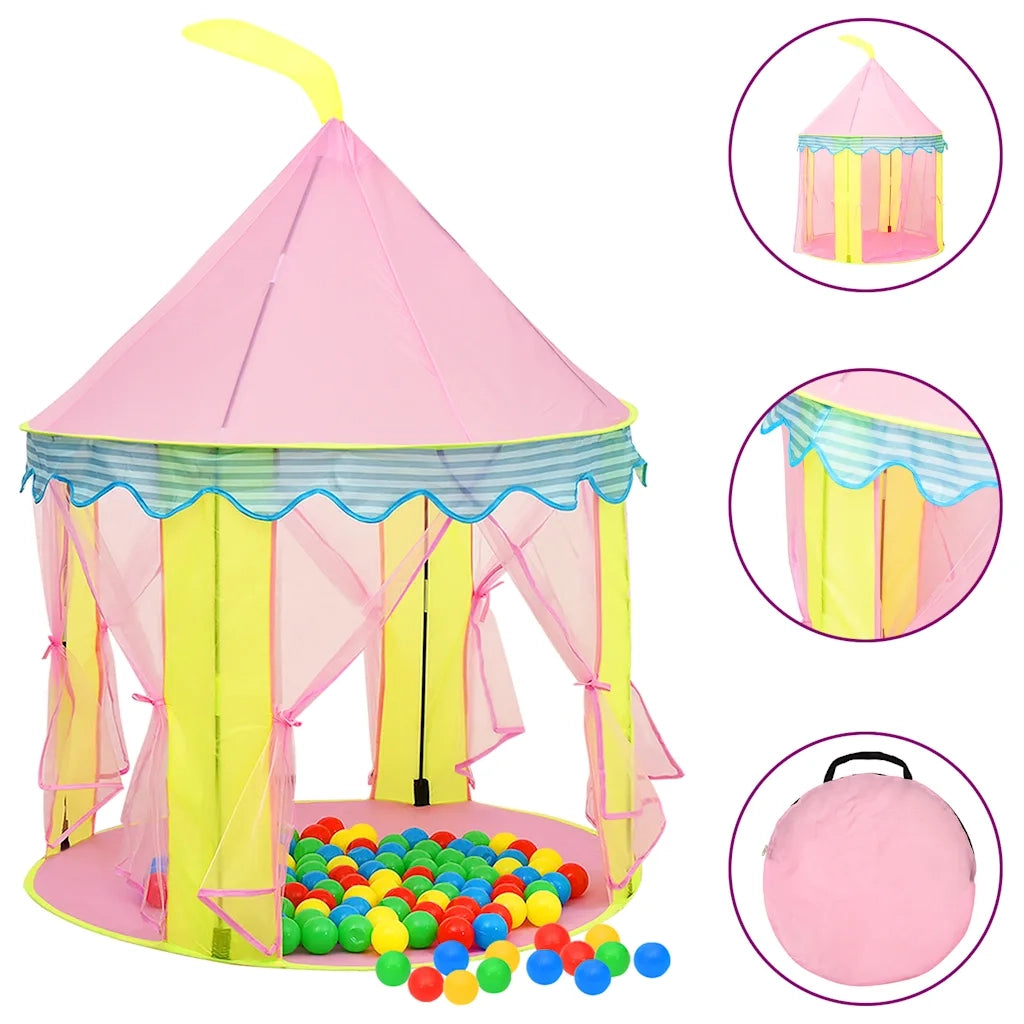 Tenda da Gioco per Bambini-Tenda Giocattolo Rosa 100x100x127 cm