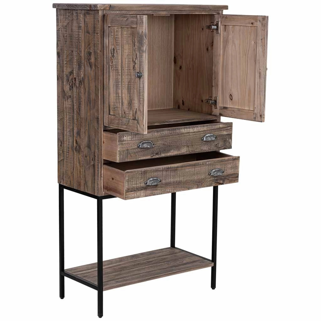 Armadio in legno marrone 81x40x152h cm
