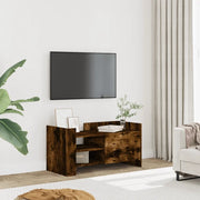 Mobile Porta TV-Mobile per TV-Credenza TV Rovere Fumo 80x35x40 cm in Legno Multistrato