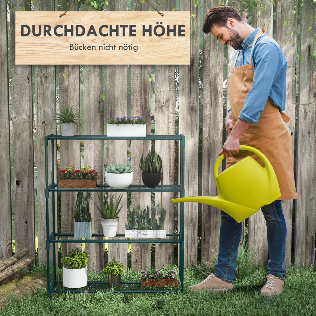 Libreria da piante ¨C Zephmum ¨C 89x28x107, verde scuro