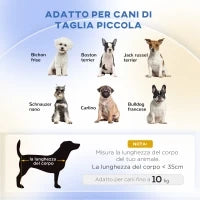 Divanetto per Animali, Cuscino Imbottito in Gommapiuma Rimovibile, Cane di Taglia Media Piccola, Marrone Scuro 74x48.5x31cm