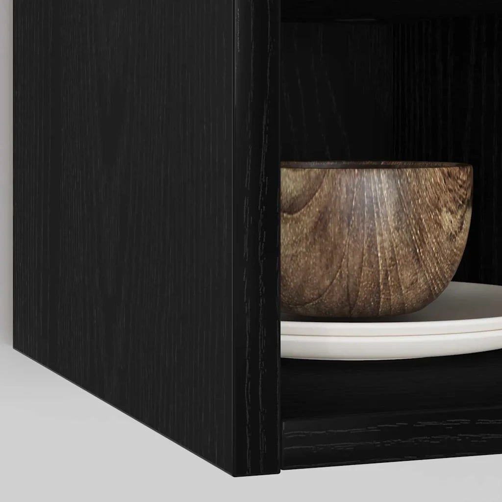 Armadio pensile Rovere nero 20 x 29,5 x 60 cm Legno multistrato