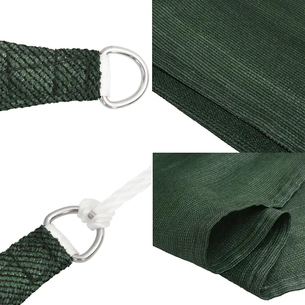 Vela Parasole 160 g/m² Verde Scuro 5x7x7 m in HDPE 311484