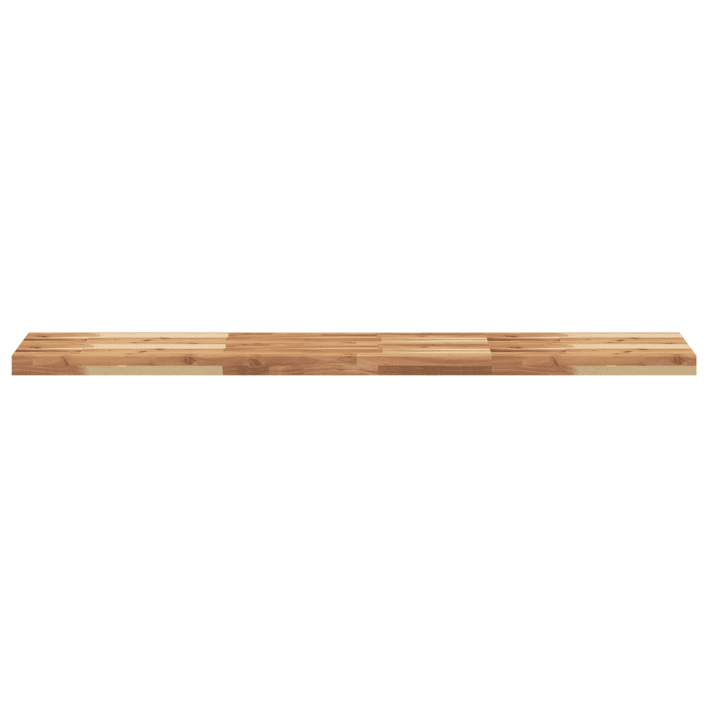 Mensole da Parete 2 pz 140x30x4 cm Legno Acacia Rifinito a Olio 3279624
