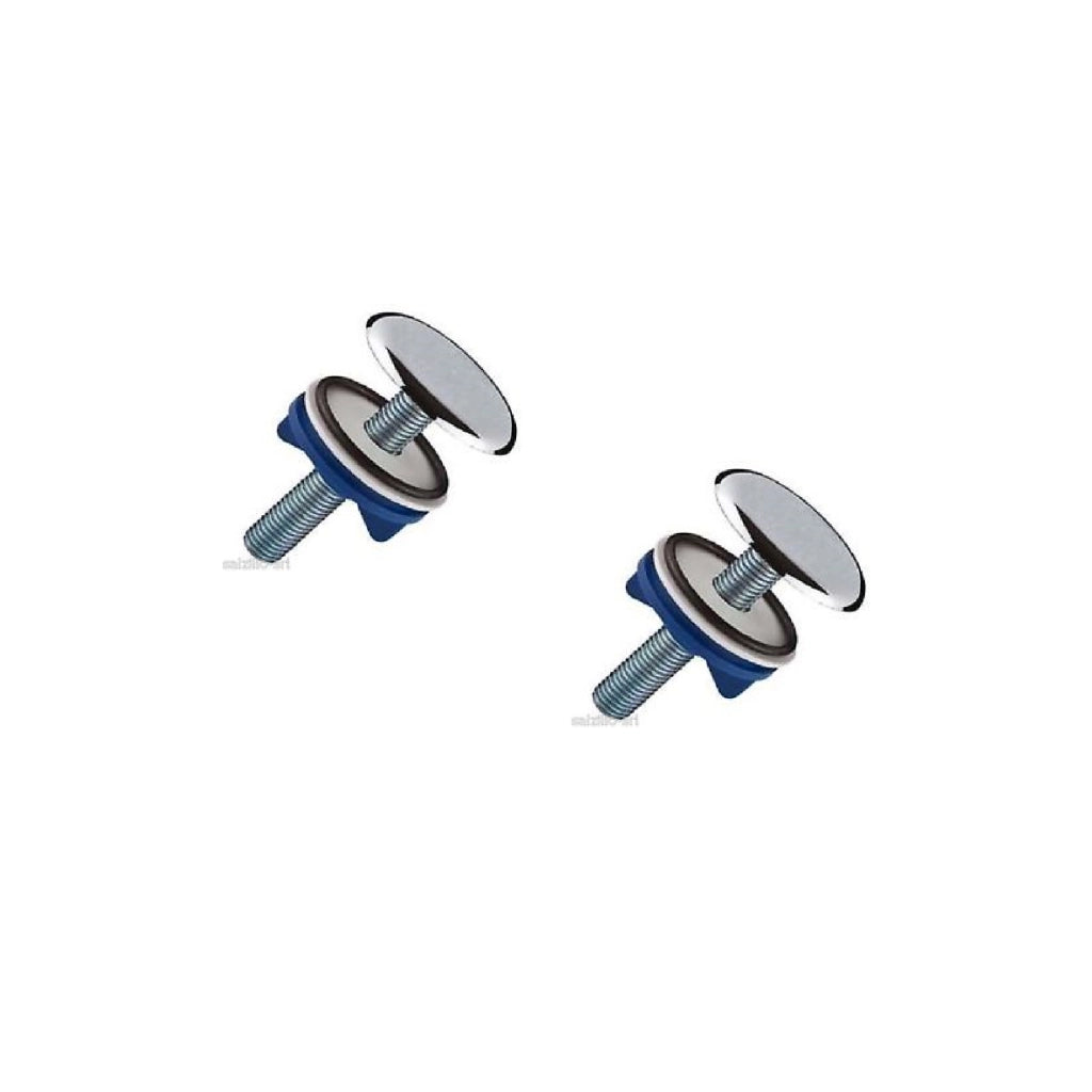Tappi copriforo 2 pz coppia in ottone cromato 51mm lavabo bidet lavello manopole