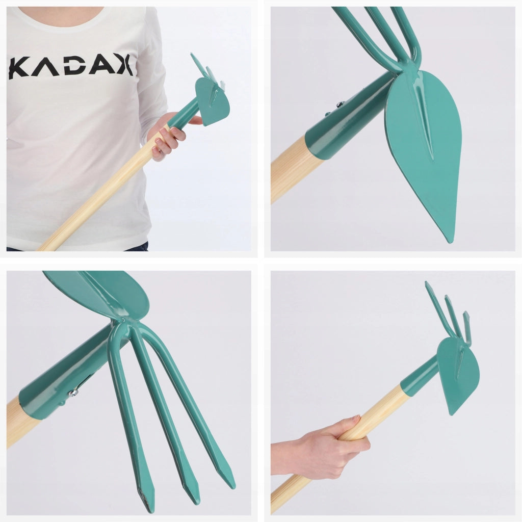 Zappa da giardino KADAX per scavare con forca 8,5 cm, da donna, 134 cm