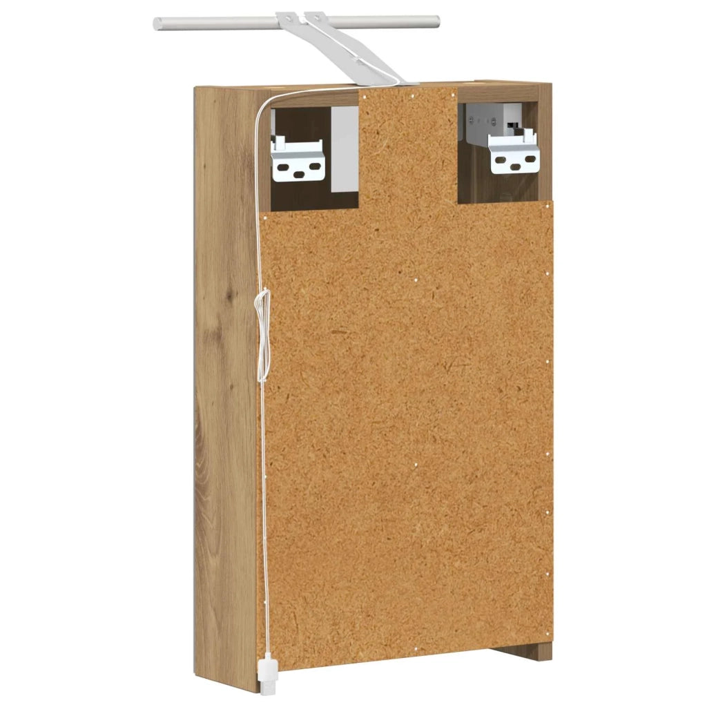 Mobiletto per specchio da bagno con porta Rovere Artigianale 889022