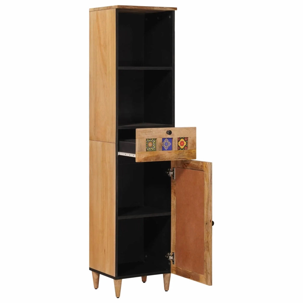 Mobile da Bagno con cassetto Naturale 38 x 33 x 160 cm 4018282