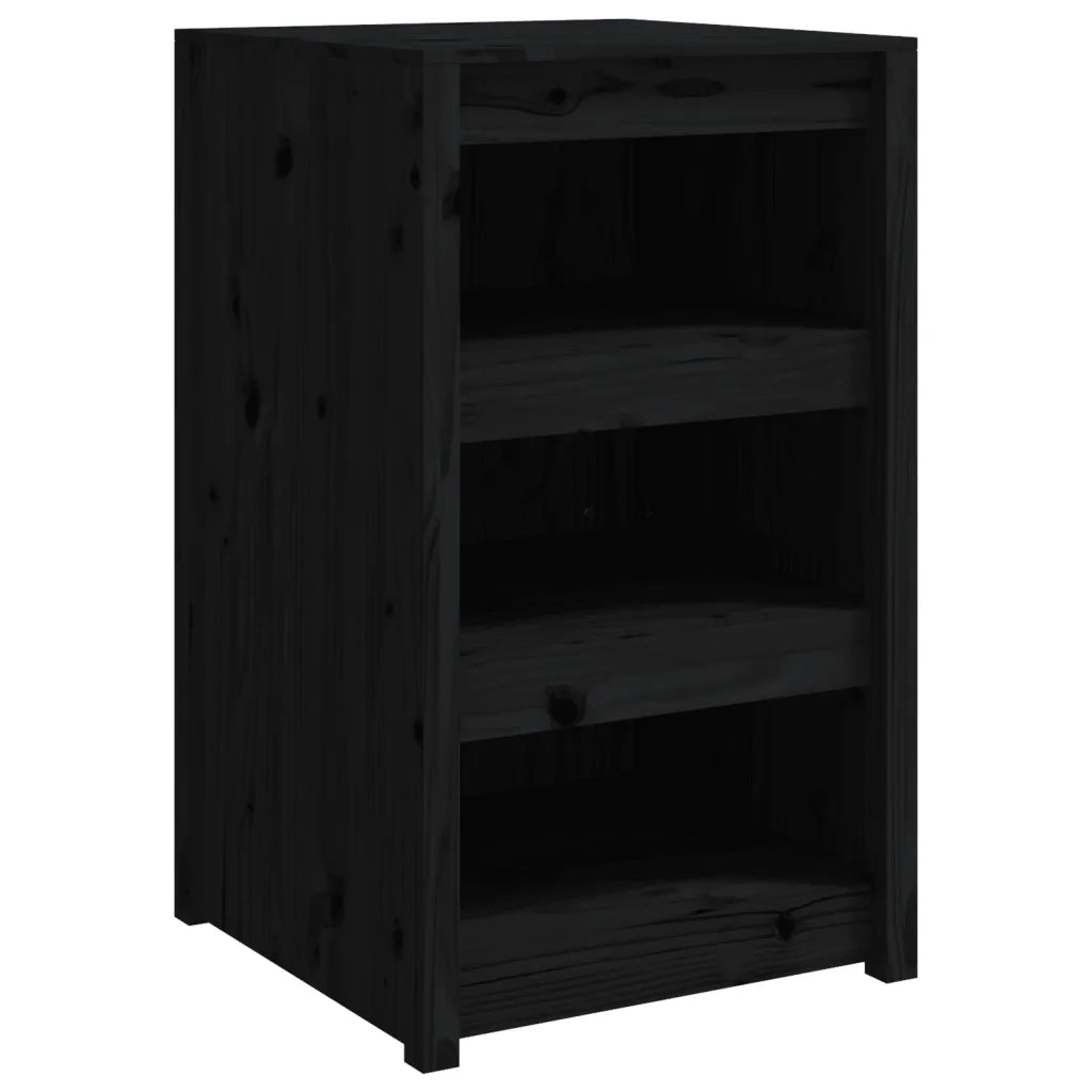 Mobile da Cucina da Esterno MEPPEL Nero 55x55x92 cm Legno Massello di Pino 832343