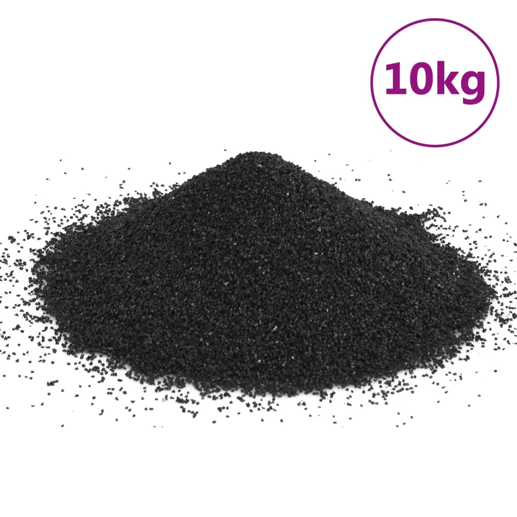 Sabbia per Acquari 10 kg Nera 0,2-2 mm CFW9357172