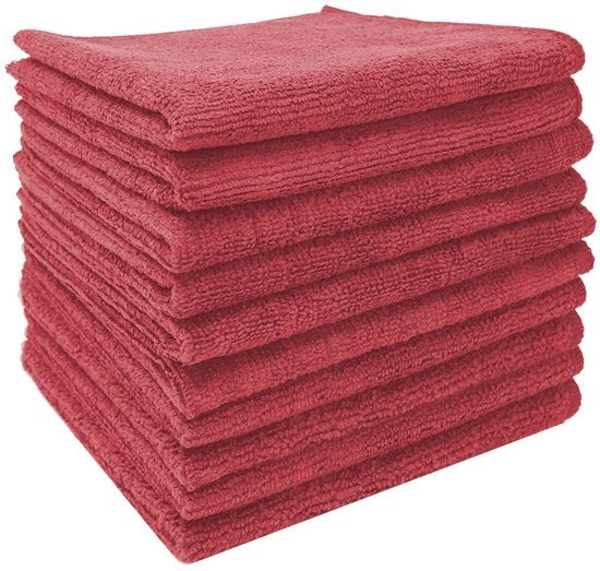 Set di assorbenti microfibra - multiforme e assorbente - confezione da 10 - 30x30 cm - lavabile