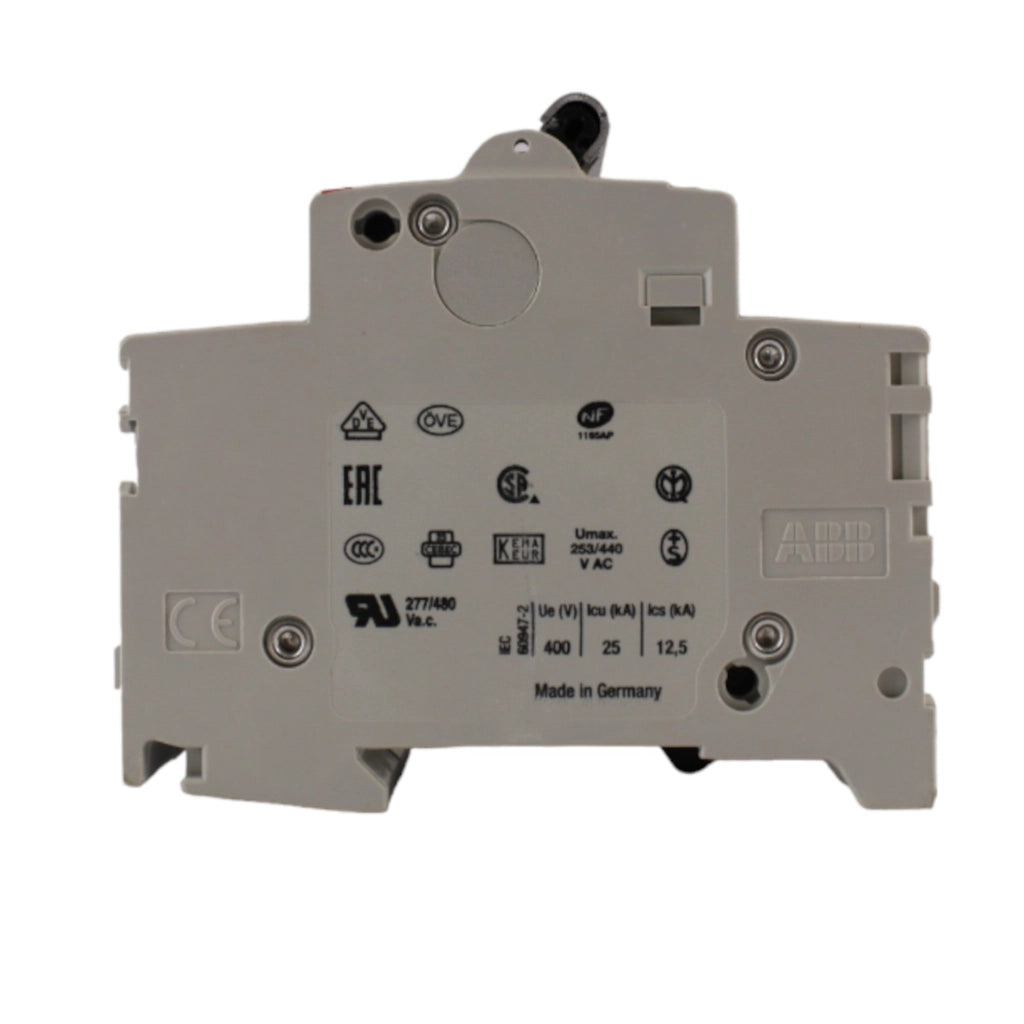 Interruttore magnetotermico 3 poli 3 moduli 10A curva D serie UL ABB