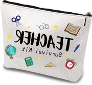 Borsa di lavoro e viaggio multifunzionale in poliestere con chiusura a cerniera - adatta per lavoro e viaggio - tela - regalo per donna - 18 x 25 cm